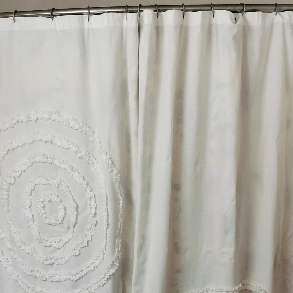 Threshold Cotton Ruffle Shower Curtain